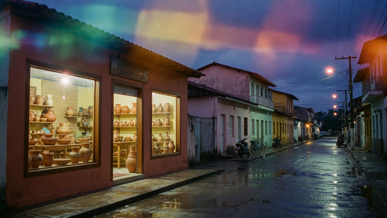 Rua comercial, destino de campanha